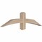 Ekena Millwork Bellingham Smooth Timber Gable Bracket, Douglas Fir, 48"W x 12"H x 3 1/2"D x 3 1/2"F, 6/12 Pitch GBW048X12X0404BEL00SDF - alternate 2